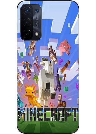 Оригинальный чехол epik для oppo a54 5g с картинкой майнкрафт