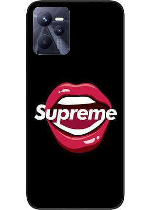 Оригинальный чехол для realme c35 с картинкой губы