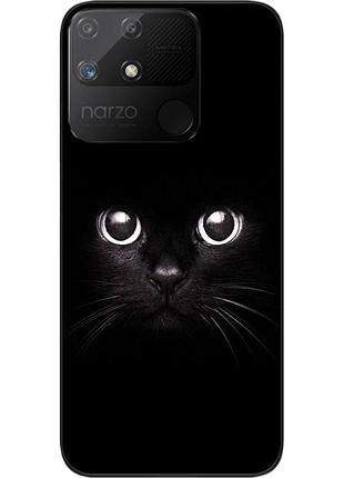 Силіконовий чохол epik для realme narzo 50a з картинкою мордочка
