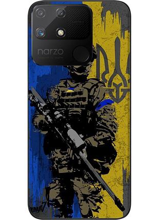 Силіконовий чохол epik для realme narzo 50a з картинкою зсу