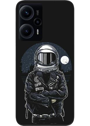 Силиконовый чехол бампер epik для xiaomi poco f5 с картинкой космонавт и луна