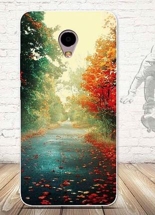 Эксклюзивные силиконовые чехлы с рисунками для meizu m3e осень