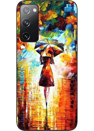 Силиконовый чехол epik для samsung galaxy s20 fe с картинкой прогулка