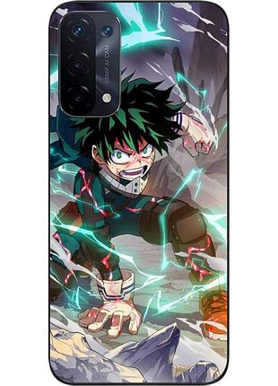 Силиконовый чехол epik для oppo a54 5g с картинкой изуку мидория