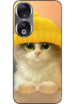 Силіконовий чохол epik для honor 90 з картинкою кіт