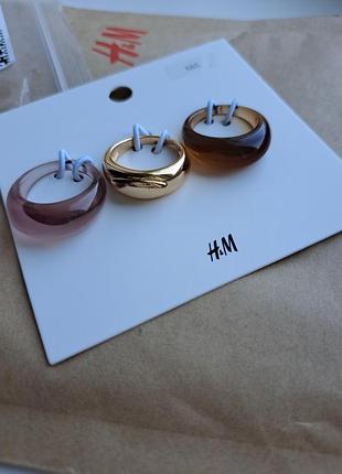 Набір із 3 каблучок h&m