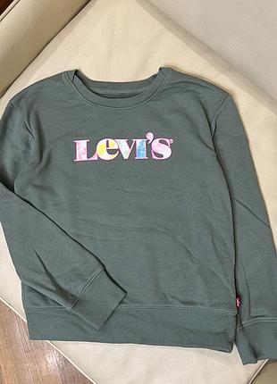 Фірмовий світшот , кофта levi’s 10 років ріст 140 ( петля) без утеплення стан ідеальний