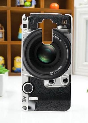 Силиконовый чехол бампер для lg g4 stylus ls770 h630 с рисунком фотоаппарат