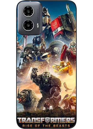 Силіконовий чохол epik для motorola moto g34 5g з картинкою трансформери