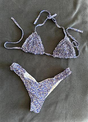 Купальник жіночий daisy calzedonia, xs, квітковий принт