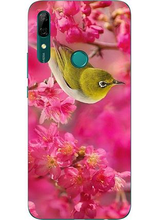 Силіконовий чохол бампер для huawei p smart z з картинкою птах
