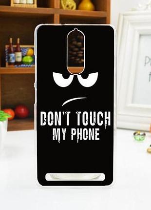 Оригинальный бампер для lenovo a7020 / vibe k5 note с картинкой глаза