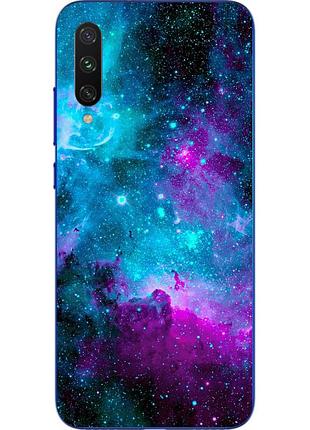 Чехол силиконовый для xiaomi mi a3 с картинкой космос