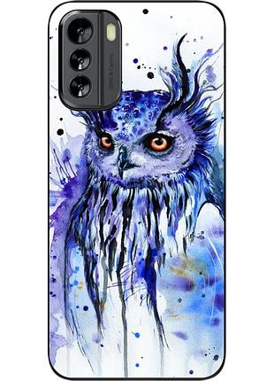 Силіконовий чохол epik для nokia g60 з картинкою сова акварель