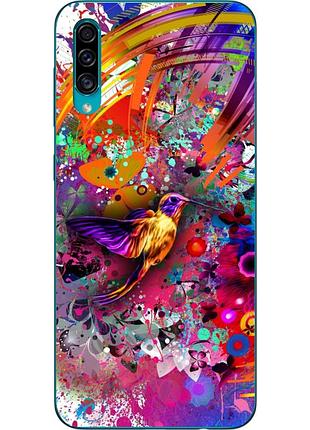 Силіконовий чохол бампер для samsung a30s galaxy a307f з картинкою креатив