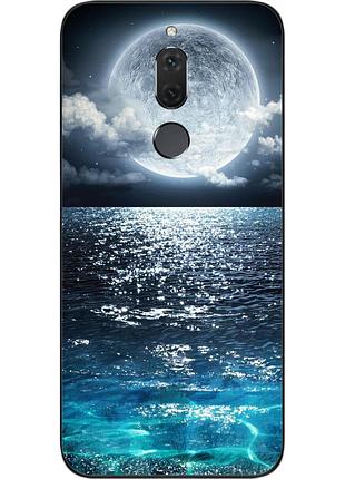 Чохол силіконовий для huawei mate 10 lite з картинкою місяць