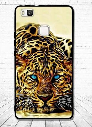 Силиконовый чехол для huawei p9 lite с картинкой гепард