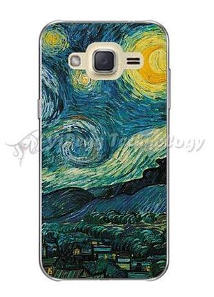 Чохол з картинкою (силікон) для samsung galaxy j2 prime g532f місячна ніч