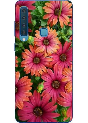 Чехол силиконовый для samsung galaxy a9 2018 с картинкой герберы