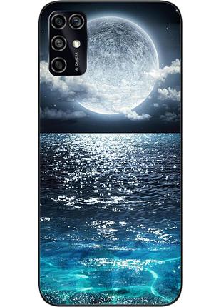 Силіконовий чохол з картинкою для zte blade v2020 smart місяць