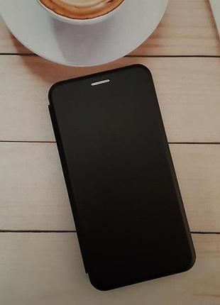Чохол-книжка для xiaomi redmi 5 premium leather (екошкіра + силікон) чорний