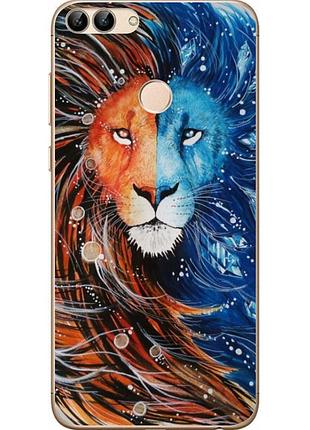 Силіконовий чохол з малюнком для huawei p smart казковий лев