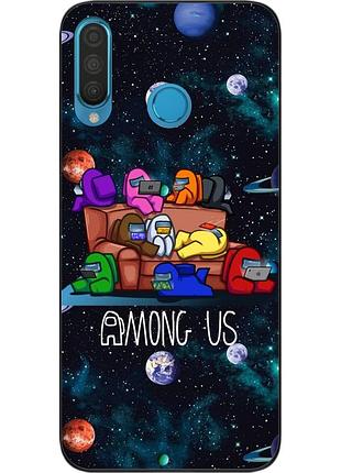 Силіконовий чохол для huawei p30 lite з картинкою among us команда