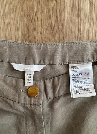 Льняні брюки h&m 2