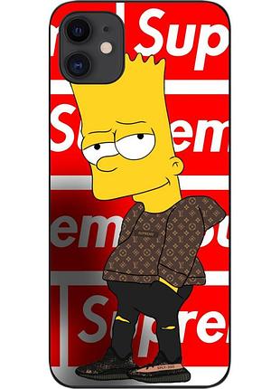Силиконовый чехол для iphone 11 с картинкой симпсон