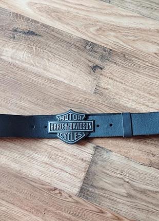 Ремень harley davidson из прочной кожи 3