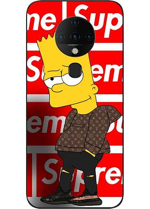 Силіконовий чохол для tecno spark 6 з картинкою сімпсон