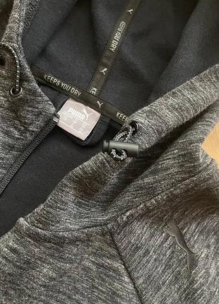 Оригінальна спортивна кофта/зіп-худі puma evostripe warm full-zip hoodie (розмір xl / l-xl)