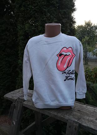 Світшот zara на 4-5 років 110 см кофта the rolling stones
