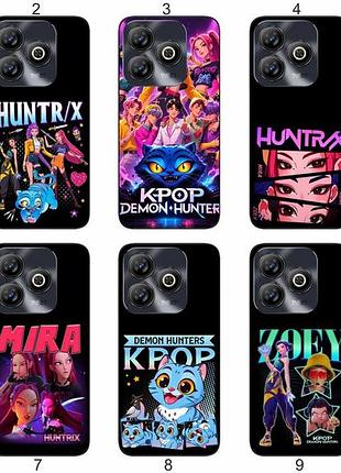 Силиконовый чехол kpop demon hunters для zte blade a75 4g кей-поп дизайн