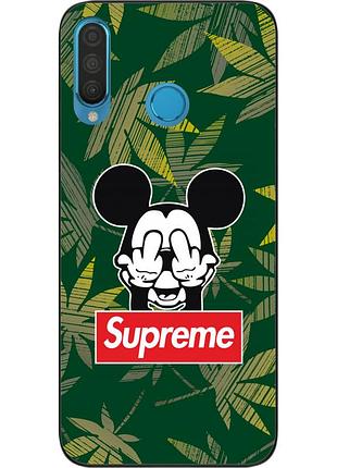 Силіконовий чохол для huawei p30 lite з картинкою міккі supreme