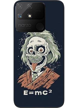 Чехол силиконовый epik для realme narzo 50a с картинкой формула