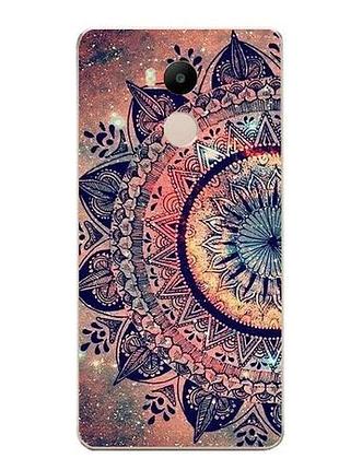 Эксклюзивный бампер с принтом для xiaomi redmi 4 pro / redmi 4 prime мандала