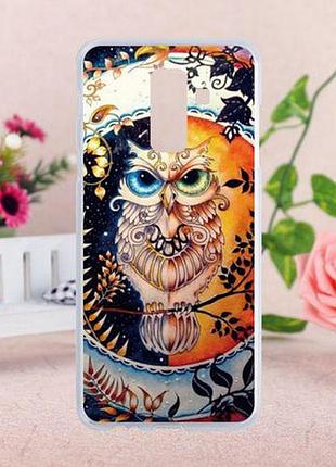 Tpu чохол накладка з картинкою для samsung a6 plus 2018 galaxy a605f пугач