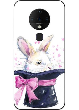 Чохол силіконовий для tecno spark 6 з картинкою кролик