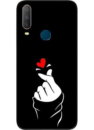 Силіконовий чохол для vivo y15 з картинкою рука
