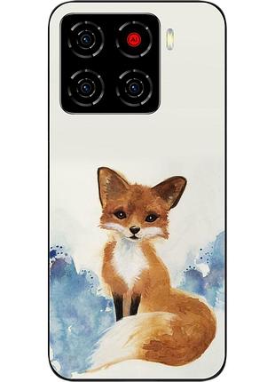 Силіконовий чохол epik для zte blade a56 з принтом лисиця