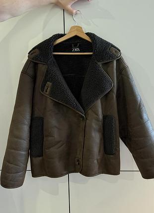 Дублянка zara коричнева 4