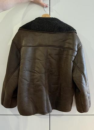 Дублянка zara коричнева 7