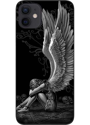 Силіконовий чохол бампер для iphone 12 з картинкою ангел