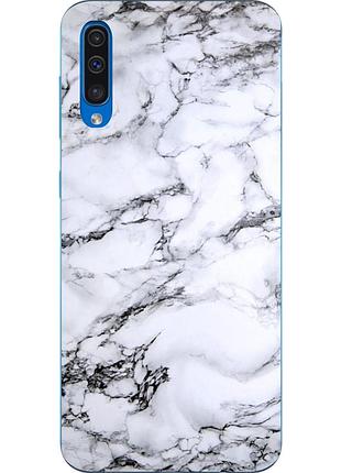 Силіконовий чохол з малюнком для samsung galaxy a50 2019 a505f мармур