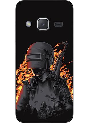 Бампер силіконовий чохол для samsung galaxy j2 j200 з картинкою pubg