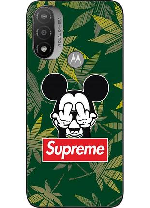 Оригинальный чехол epik для motorola moto e20 с картинкой микки supreme
