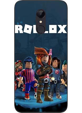 Бампер силиконовый чехол для xiaomi redmi 5 с картинкой roblox