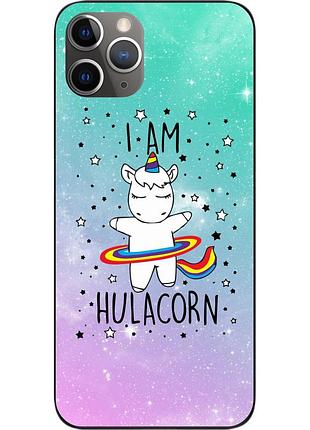 Силиконовый чехол для iphone 11 pro с картинкой единорог
