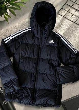 Чорний пуховик adidas primegreen ,оригінал